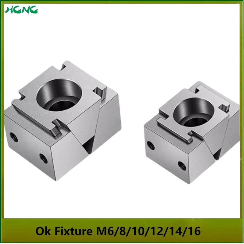 Machining Center Side By Side OK Vise Fixture Fixed Recision Vice CNC Multi Station OK Clamps Wedge Expansion Clamping Block