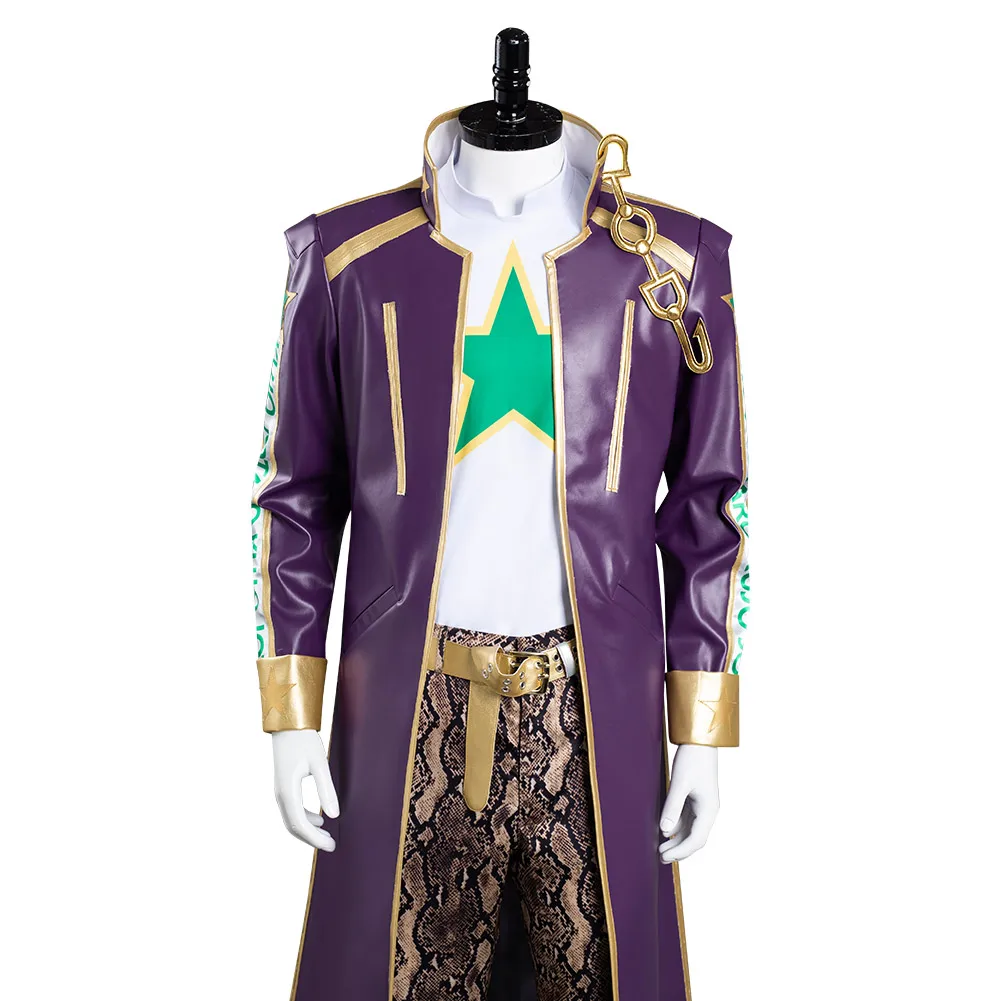 Stone Ocean Kujo Jotaro Cosplay Costume pour homme, Py Play, Anime JoJo, Ives Arre Adventure, Nette Dam fur s Up, Party Clothes