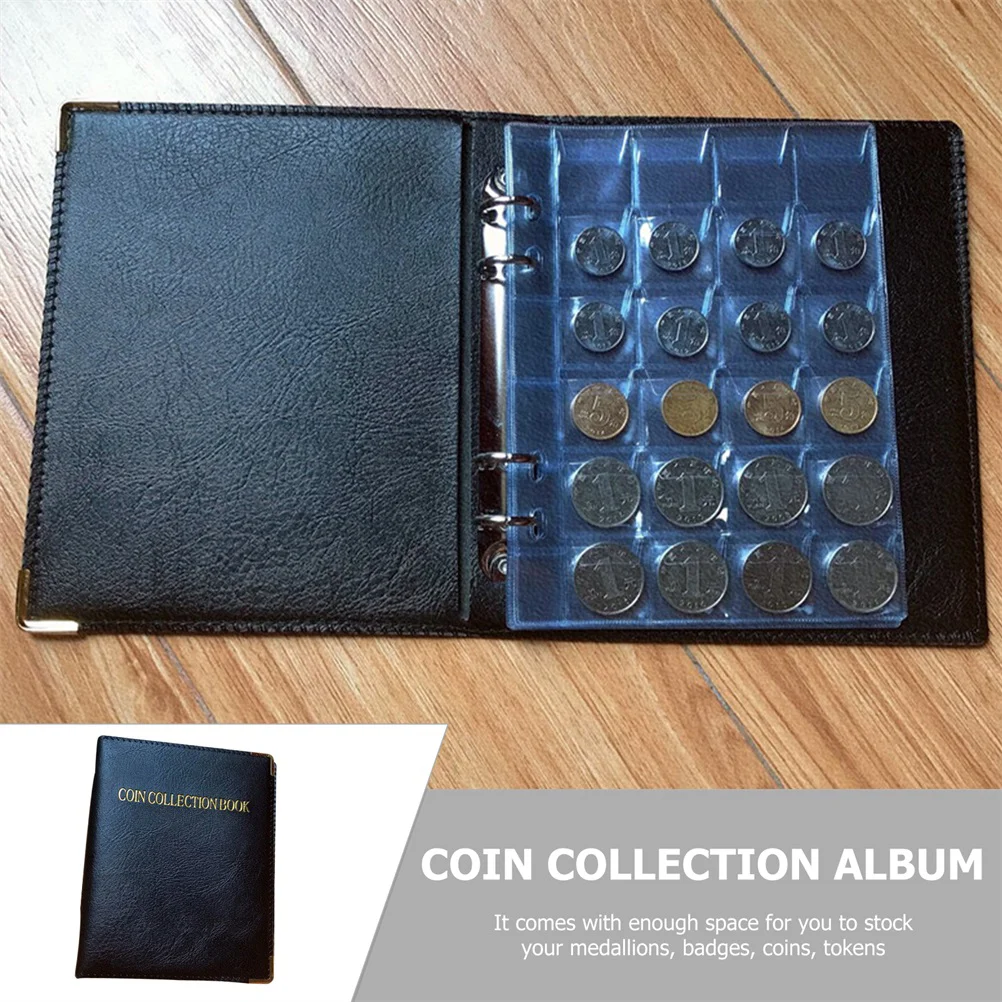 Coin Collection Book Coins Album Collector Practical Holders Photo Albums Storage Books Photobook Simple