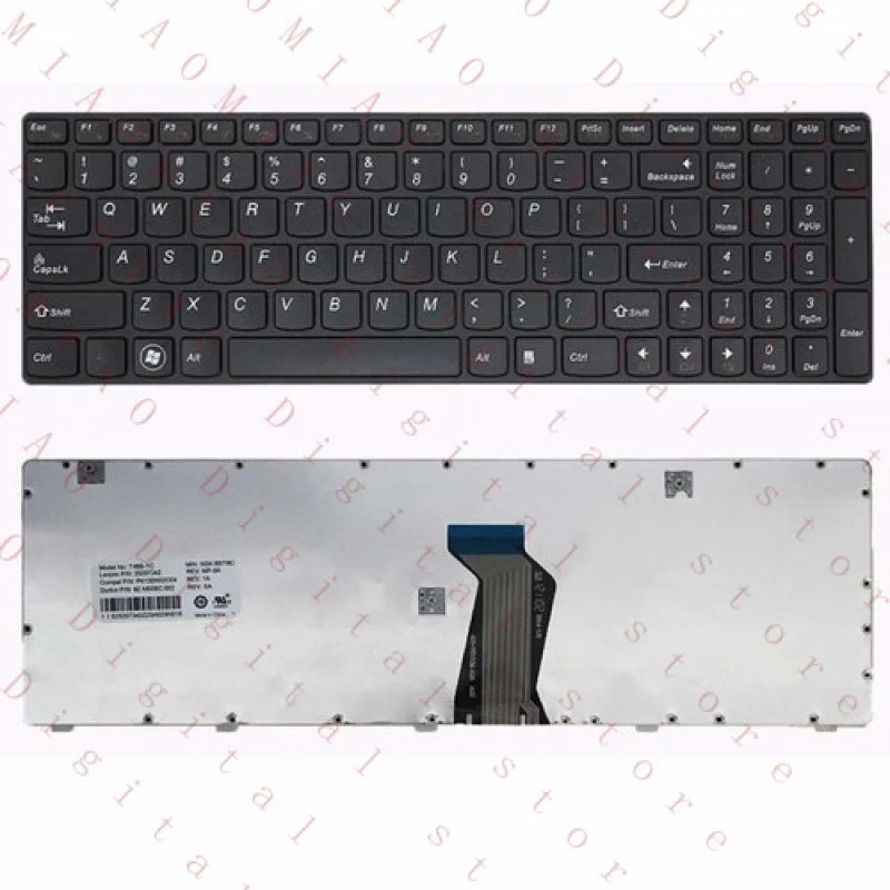 RY  For Lenovo G580 G585 Z580A Z585 Z580 G590 Laptop English Keyboard