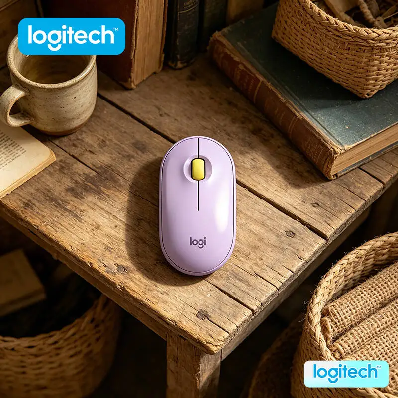 

Logitech M350 Travel Wireless Mouse - Ultra-Thin, Silent Scroll, 77g Light, 18-Month Battery, Laptop Bag Friendly Essential