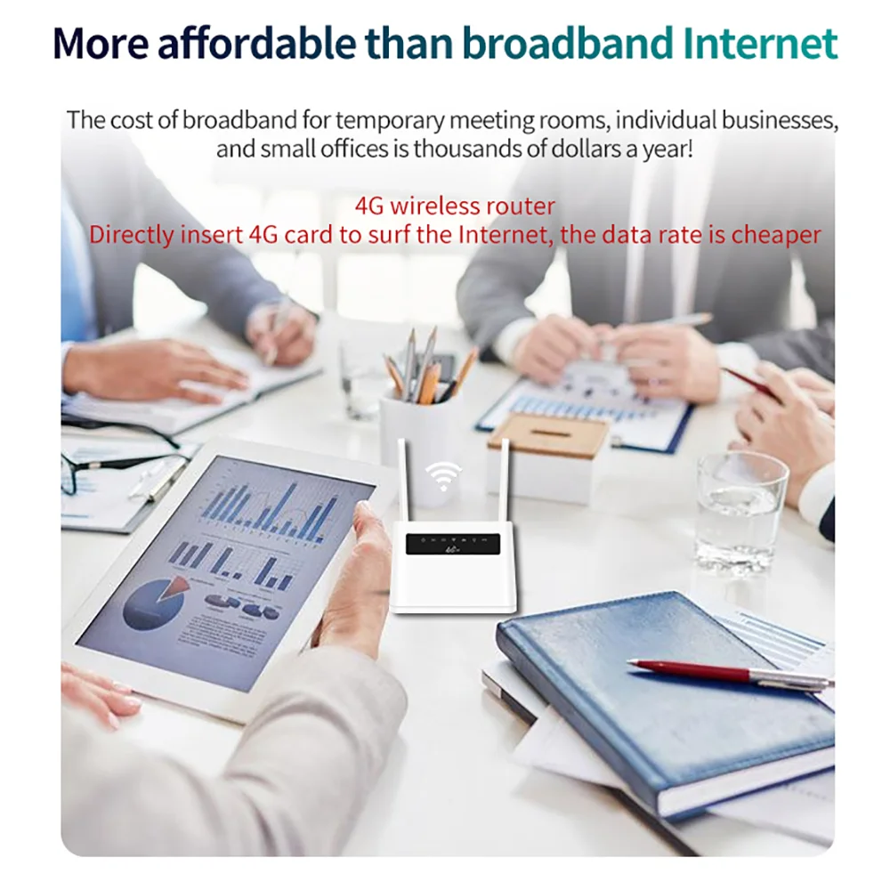 TIANJIE R9 4G LTE เราเตอร์ WiFi มือถือ – อุปกรณ์ซิมอินเทอร์เน็ตแบบพกพาพร้อมแบตเตอรี่ 5000mAh |   รองรับผู้ใช้ 32 คนสําหรับบ้าน สํานักงาน รถบ้าน