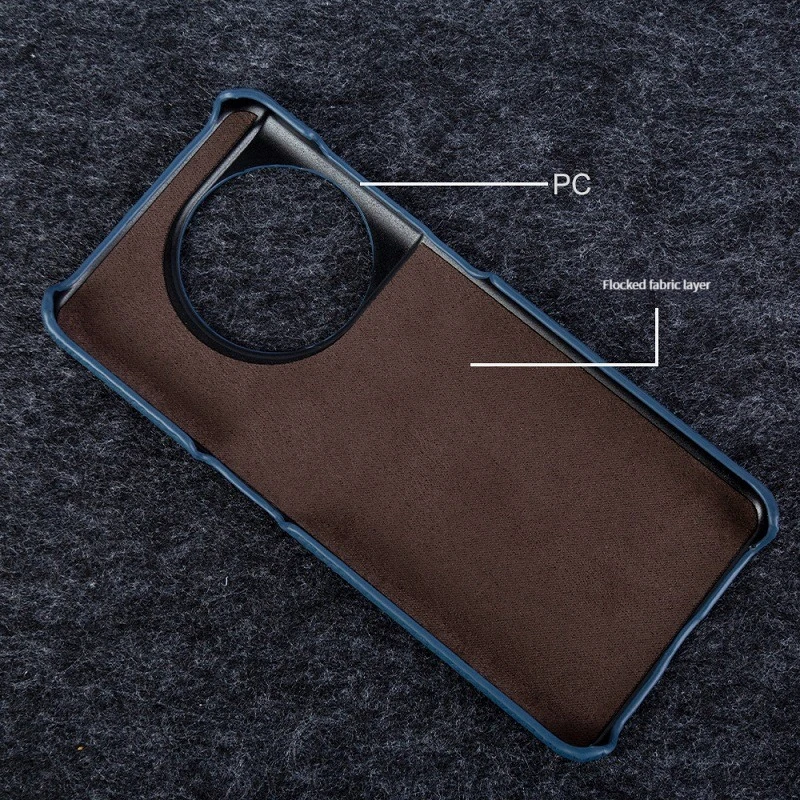 Solid Color Genuine Leather Back Cover For OnePlus 11 10R 9RT 8T 7Pro Nord CE 3 Nord N10 Nord 2T Shockproof Anti-Drop Phone Case