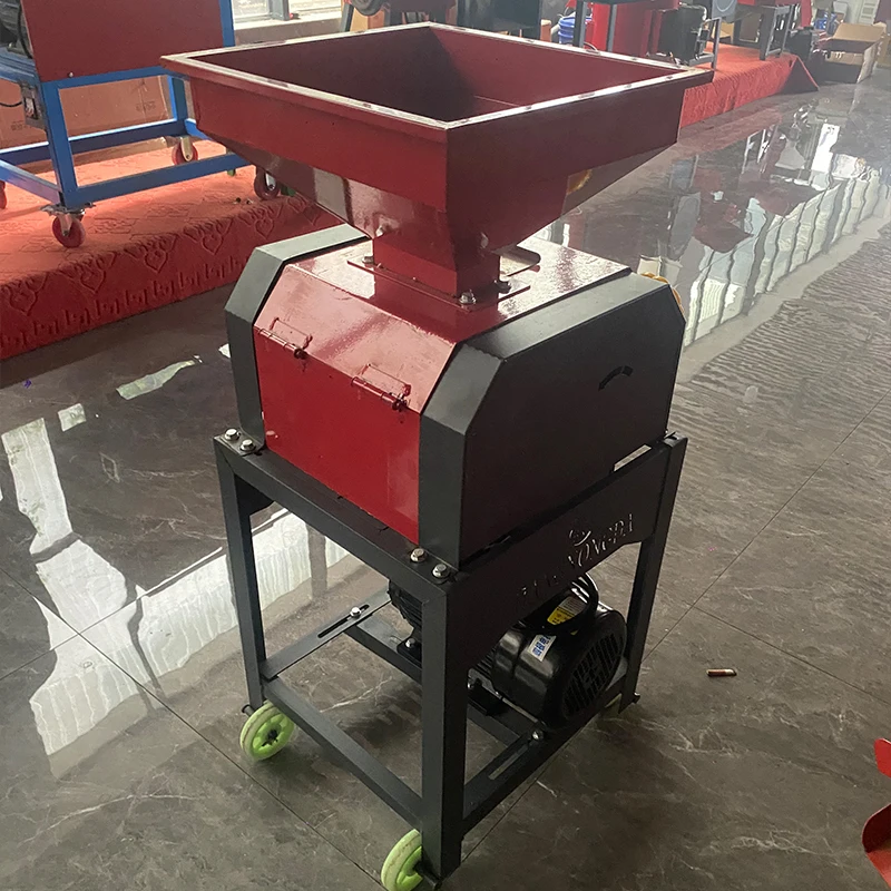 for`High Capacity Corn Peanut Pellet Feed Crusher Machine Grain Roller Grain Flaker Wheat Corn Kernel Separator Fodder Grinder