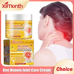 Ximonth Bee Venom Joint Care Cream Pain Relief Arthritis Treatments Soothes Massage Muscles Portable Body Bone Therapy Ointments