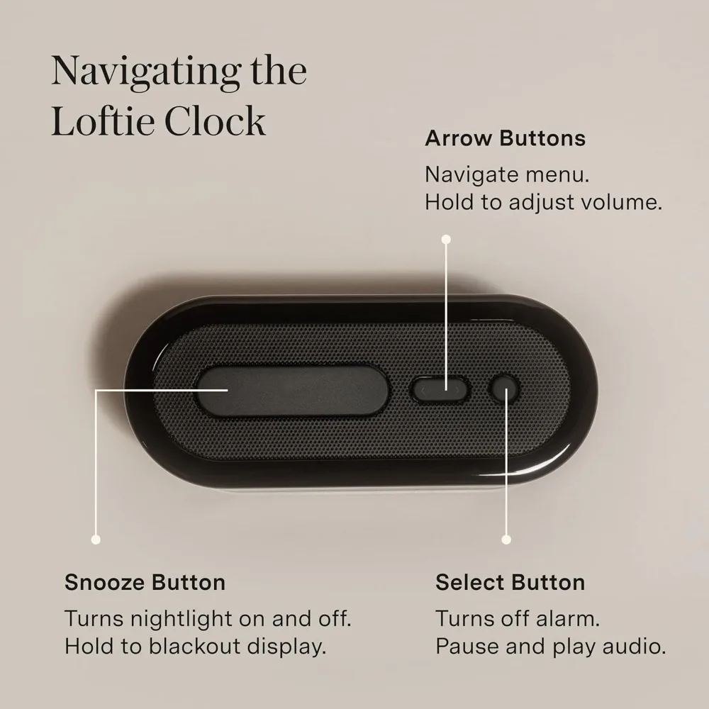 فولاذ عالي الجودة، ساعة منبه ذكية مع آلة صوت مع ضوء، ضوضاء بيضاء، مكبر صوت بلوتوث، آلة صوت خفيفة ليلية - جديد #4