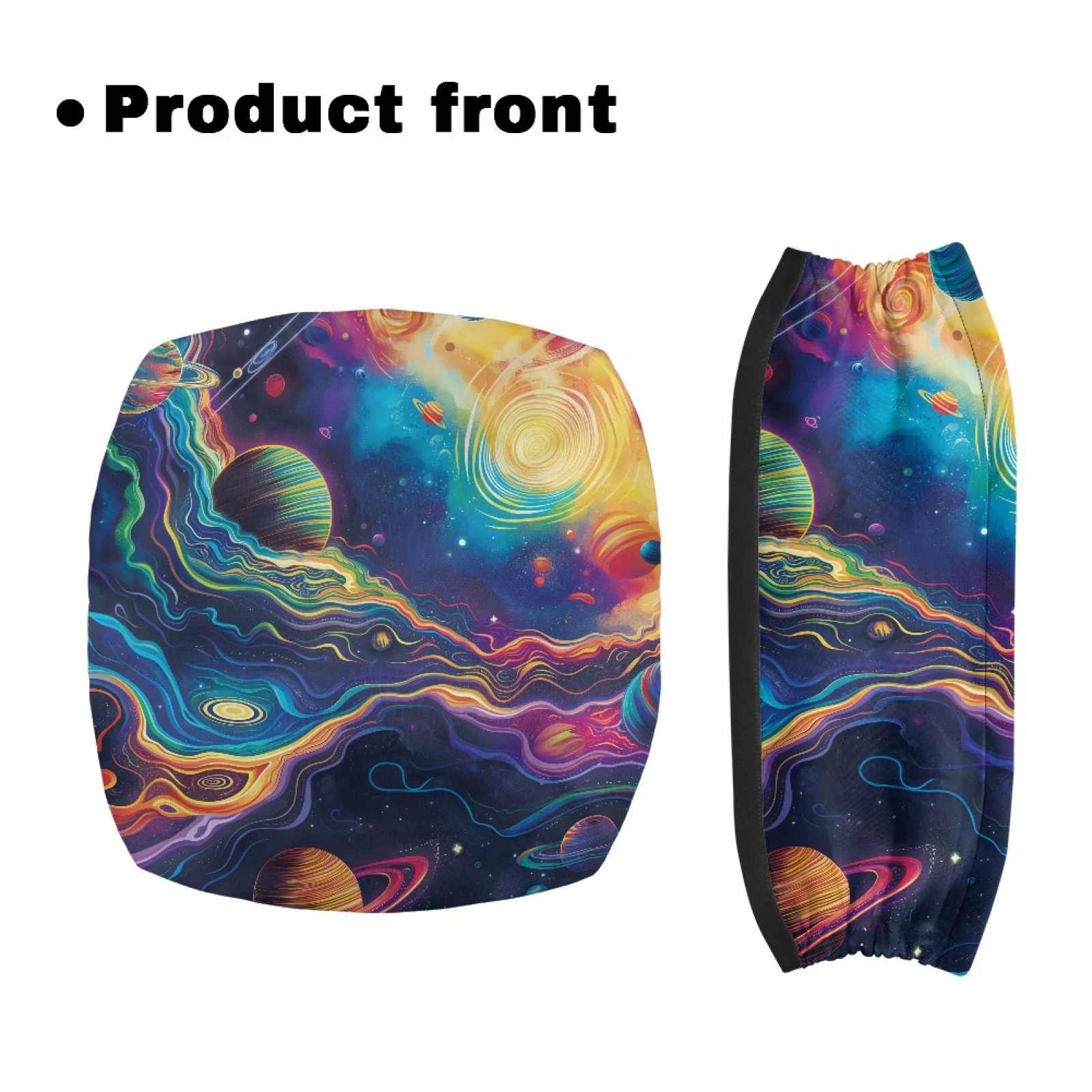 Coloranimal Vibrant Cosmic 2 Pieces Set Rollator Seat Back Covers for Family Rollator Seat Cover 2026 Collection