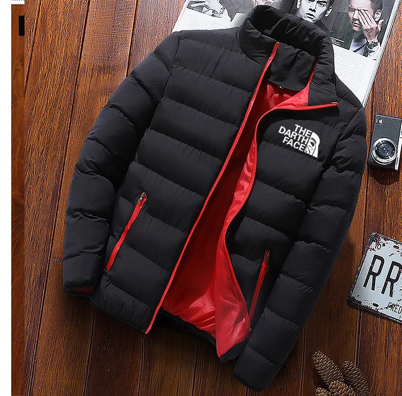 

Winter Jacket Men's Fashion Stand Collar Men's Parker Jacket Men's Zipper Padded Jacket Men's Jacket