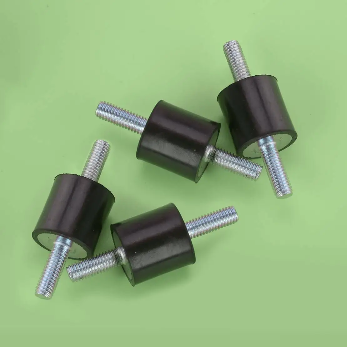 4Pcs M6 20x20mm Motor Air Conditioning Compressor Rubber Buffer Holder Bearing Anti Vibration Isolator Damper Silent Block