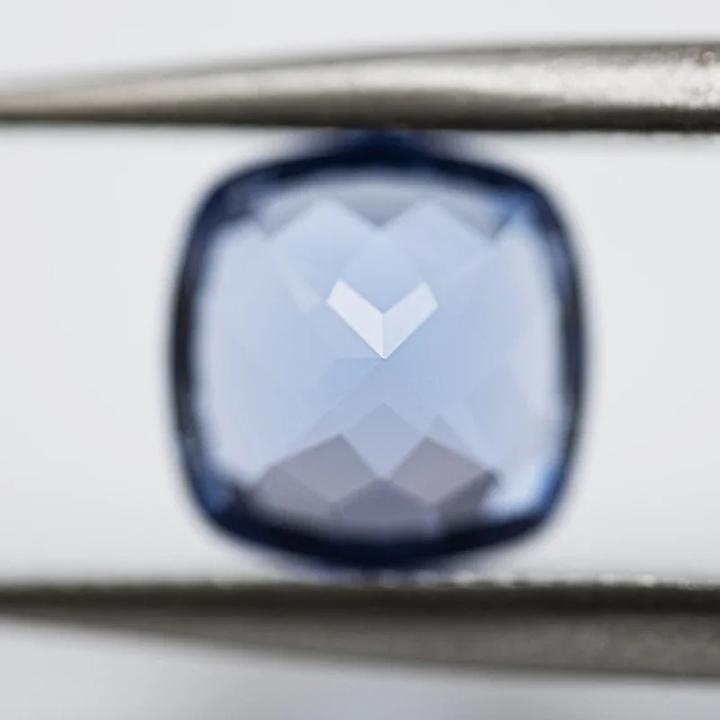 Top Lab Grown Sapphire Cornflower Color Square Cushion VVS1 Charms Beads Diy Jewelry Making Materials Selectable AGL Certificate