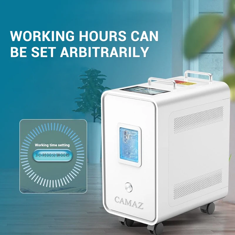 CAMAZ Industrial Pure H2 Hydrogen Generator 1500ml/min SPE Tankless Hydrogen Oxygen Inhalation Machine