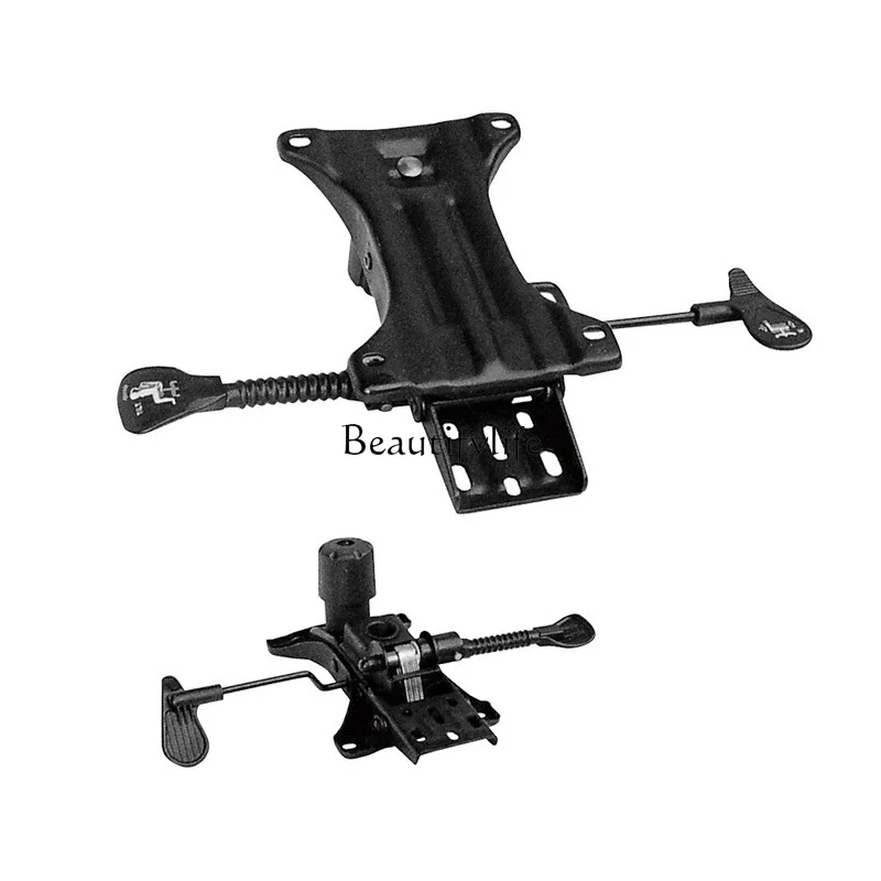 Butterfly tray reinforced chair reclining office swivel chair three or four levels locking with tail plate chassis accessories