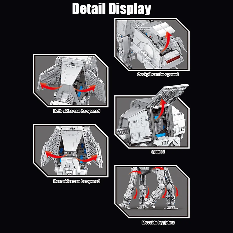 2192PCS Interstellar Mecha Monster Building Blocks Toys Model Mecha Assemble Bricks Toy For Kid Adults Christmas Gifts