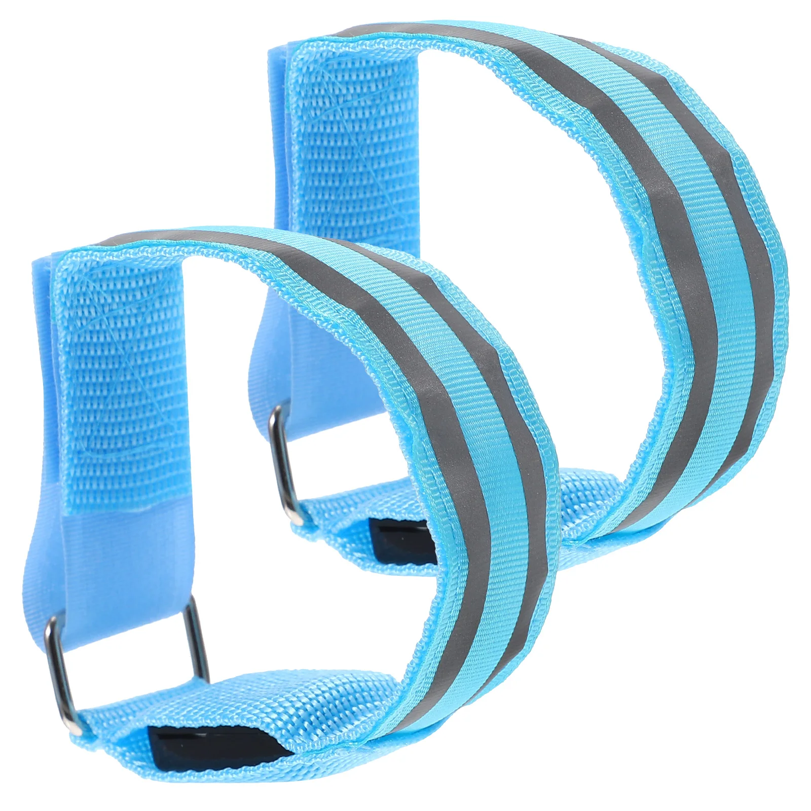 

2pcs Running Light Bracelets LED Glow Rechargeable Wristbands Flashing Sports Arm Bands Outdoor Camping