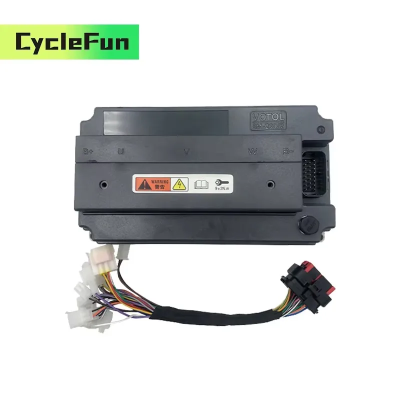 VOTOL EM200/2 EM200 V2 BLDC تحكم 300A ل QS138 4KW-6KW منتصف محرك محور عجلات المحرك الكهربائية على الطرق الوعرة الدراجات النارية سكوتر