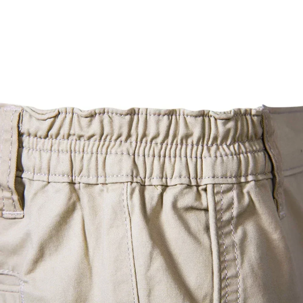 Bestickte umbro Sommer Baumwolle einfarbige Shorts für Männer hochwertige lässige Business Social elastische Taille Strands horts