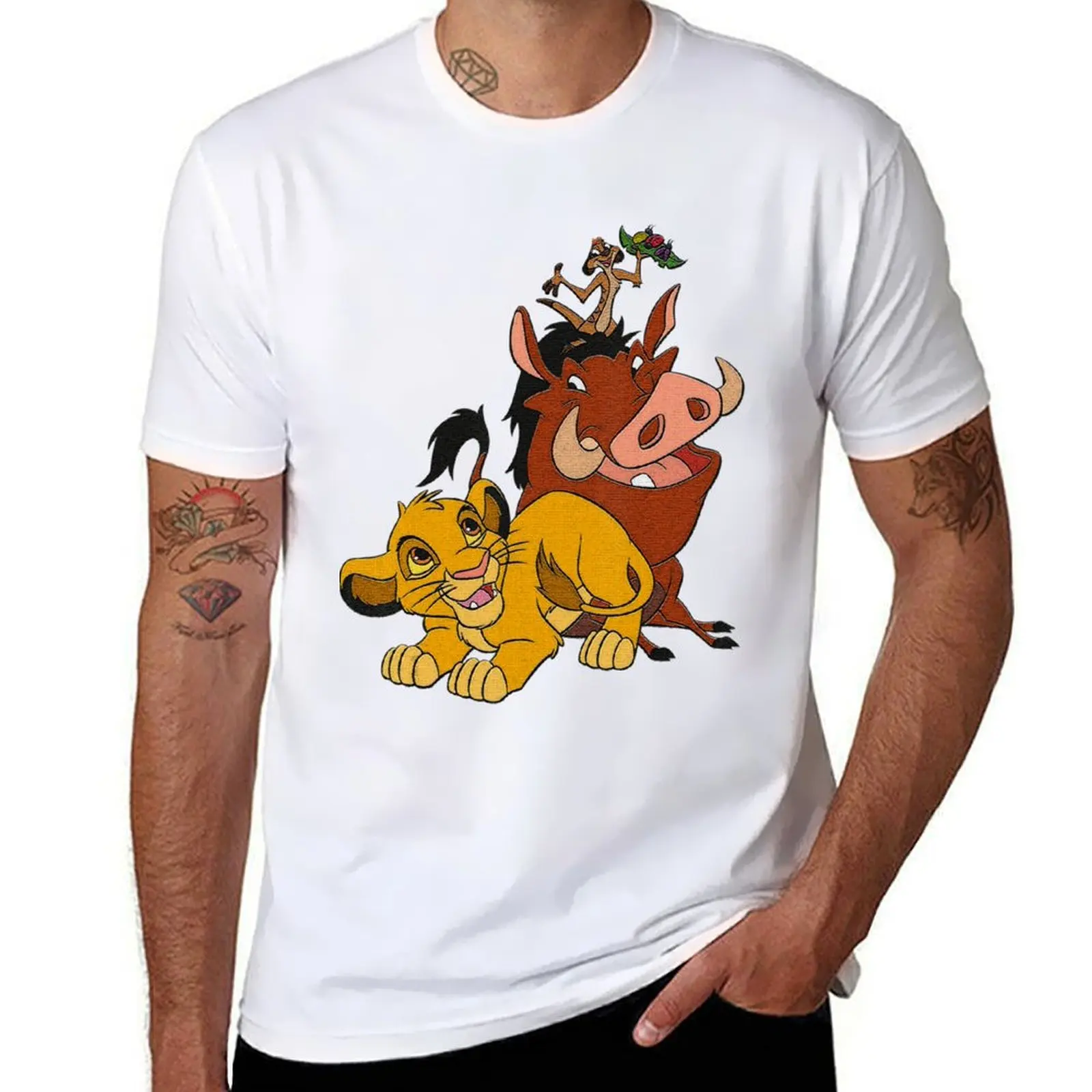 

Lion Prince Young Sipa and Friends T-Shirt man graphic t shirt t shirt for man 100 percent cotton T-Shirt