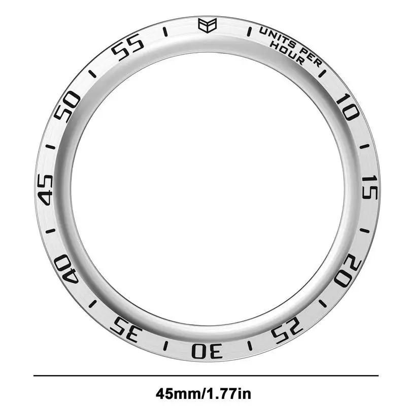 Uhr Glas Screen Protector Abdeckung | Stahl Lünette Ring Fall Für Samsung Uhr 5 Pro 45 Mm Smartwatch Zubehör