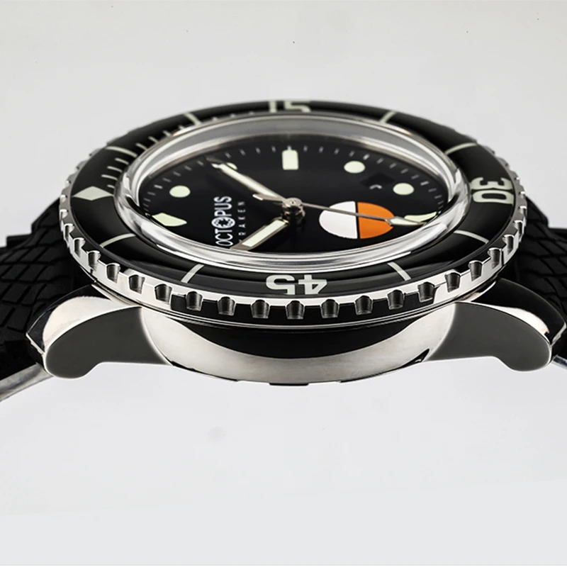 Мужские часы Octopus Kraken, автоматические механические часы с механизмом PT5000, с сапфировым стеклом, 300 м, водонепроницаемые, ретро-часы для дайвинга