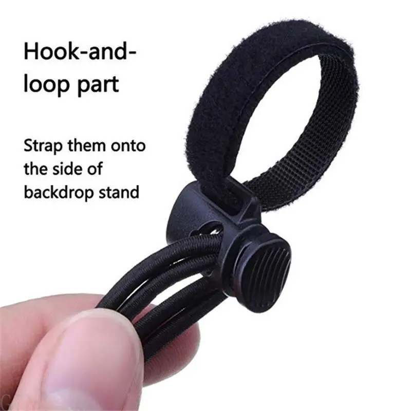 

AP28 6Pcs/Pack Background Cloth Clamps Photography Work Room Backdrop Clips Holder 200mm/7.87inch Adjustable Elastic Cord