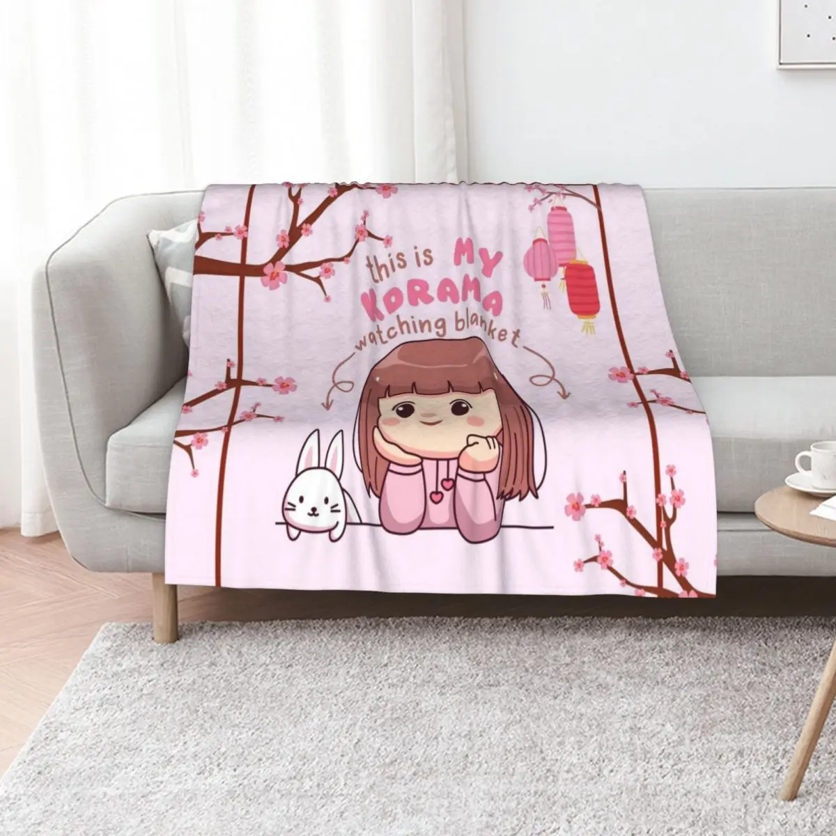 This is My Kdrama Watching Blanket Gift for Kdrama Fans Throw Blanket anime For Baby blankets ands Decoratives Blankets