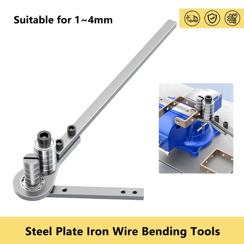 

Manual Iron Block Bending Machine Steel Plate Iron Wire Bending Tools DIY Metal Bender Steel for Pipe Copper Bar Steel Plate