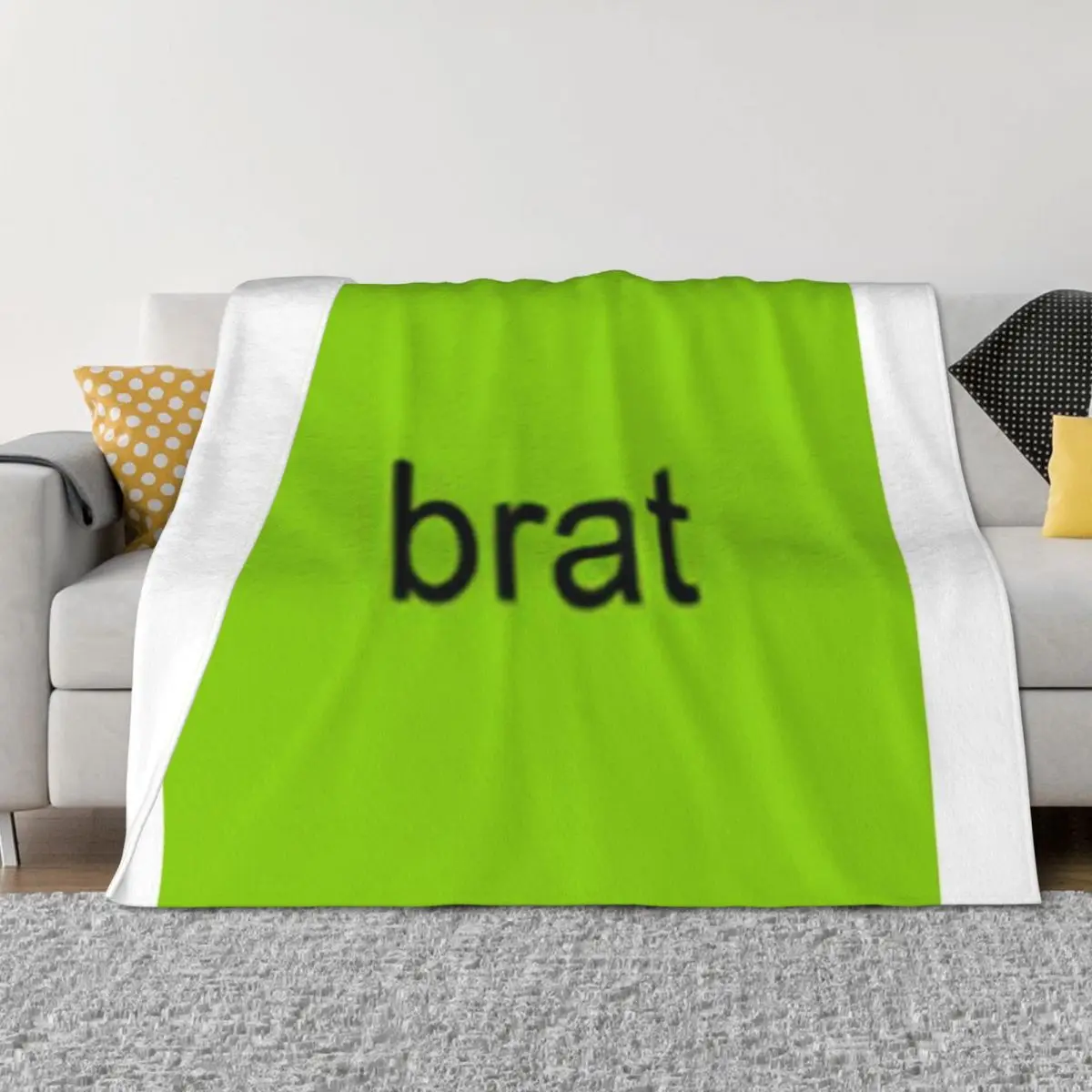 

Brat Throw Blanket Thermal Decorative Sofas Decorative Sofa manga Blankets