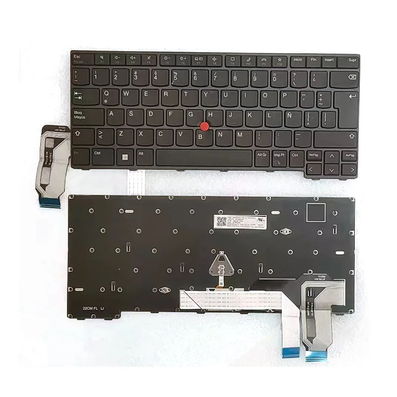 

Последняя испанская клавиатура без подсветки для Lenovo ThinkPad T14 P14S Gen 3 4