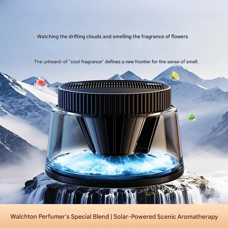 High-end Car Fragrance Diffuser New Model Long-lasting Scent Cloud-like Mist Scenic Automatic Spray Air Freshener Car Accessory