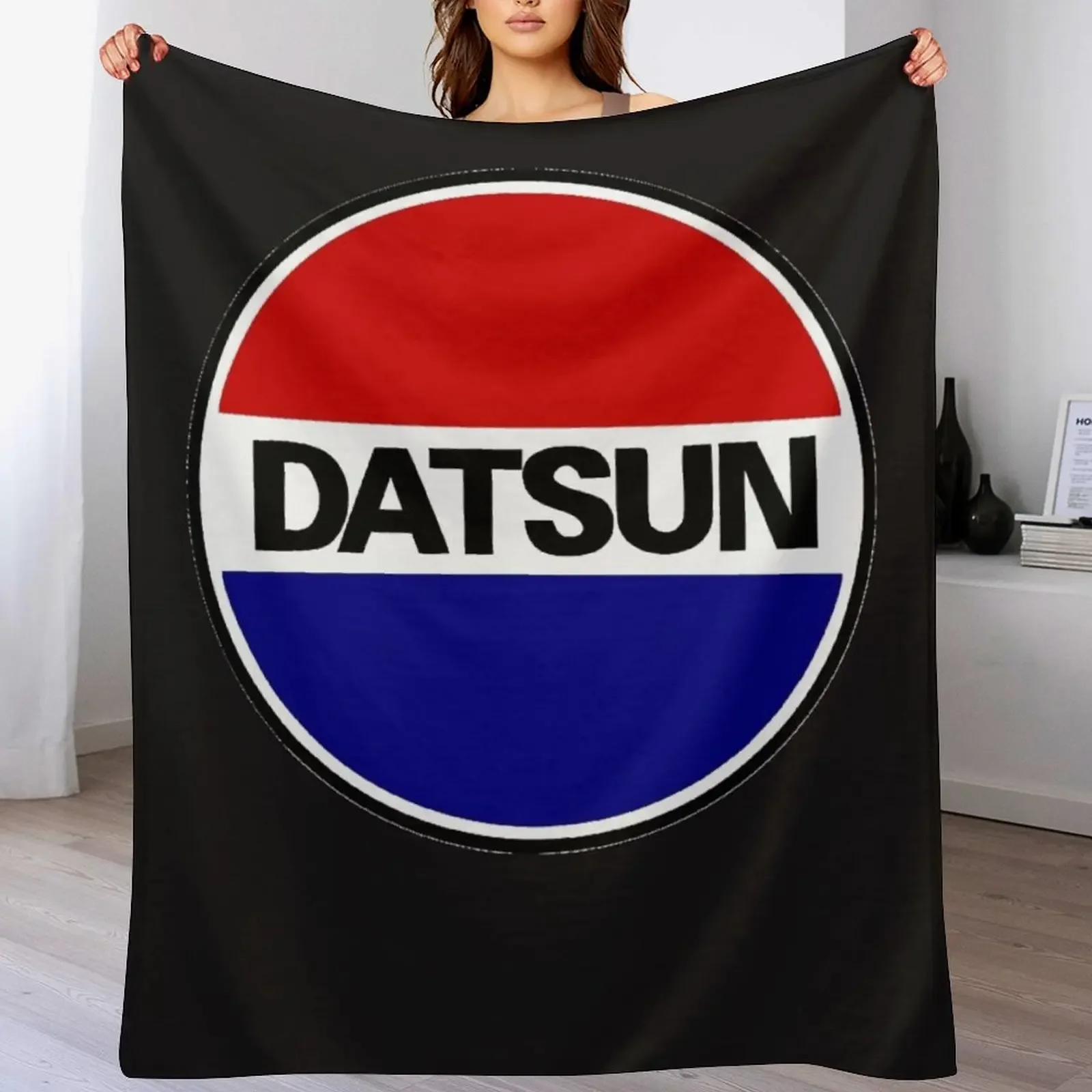 

BEST SELLER Datsun Logo Merchandise Throw Blanket Winter beds warm winter Sofas Hairy Blankets