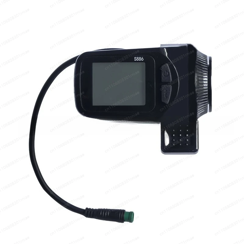 Electric scooter LCD smart meter finger dial two-in-one, foreign trade cross-border direct sales 5 holes 5 lines - 886