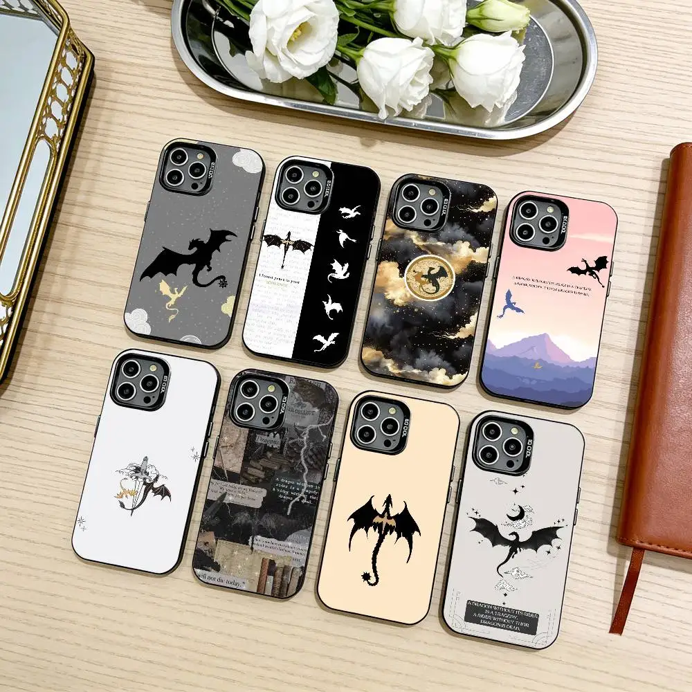 

F-Fourth W-Wings-Novel Phone Case For iPhone17,16,15,14,13,12,11 Plus,Pro Max Black Candy silver phone case