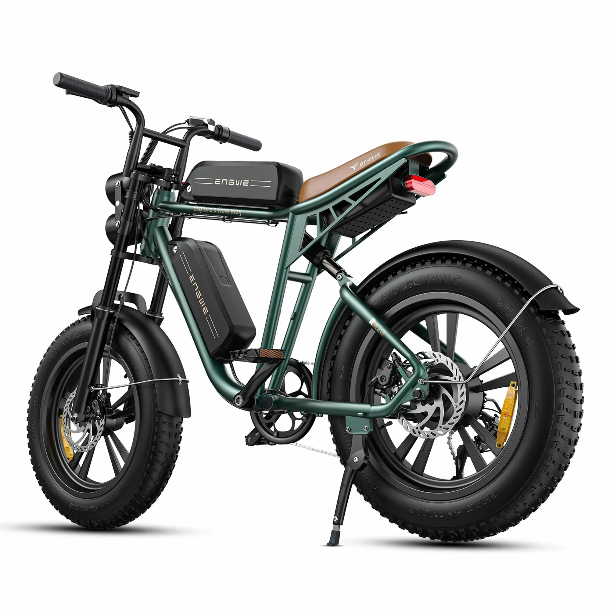 

2023 ENGWE M20 Electric Bike 20*4.0'' Fat Tires 750W Brushless Motor 45km/h Max Speed 48V 13Ah Battery 75km Range Mountain Bike