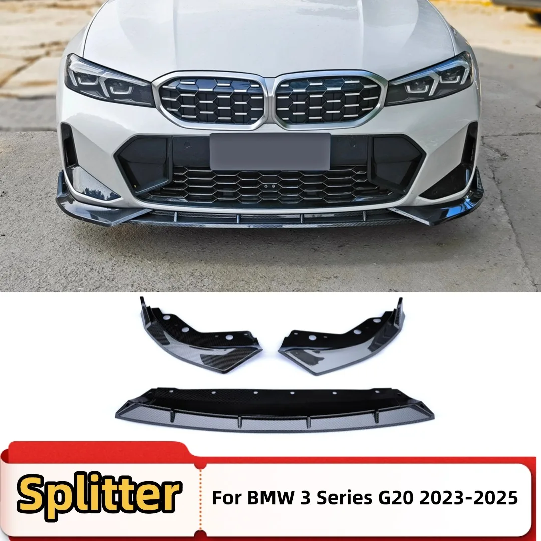 

Front Splitter Bumper Lip Spoiler Body Kit Air Dam Tuning Accessories Styling For BMW 3 Series G20 G21 G28 23-25 330i 320d M340i