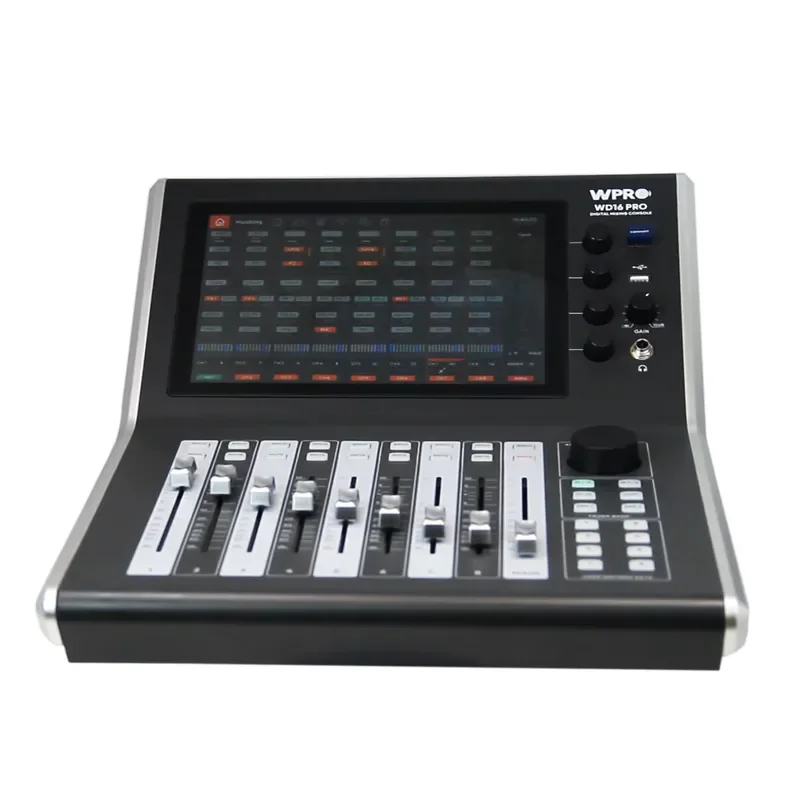BOLRZO Stage Equipment Professional Digital Audio Mixing Console 16-Channel Mixing Console for Outdoor Performance