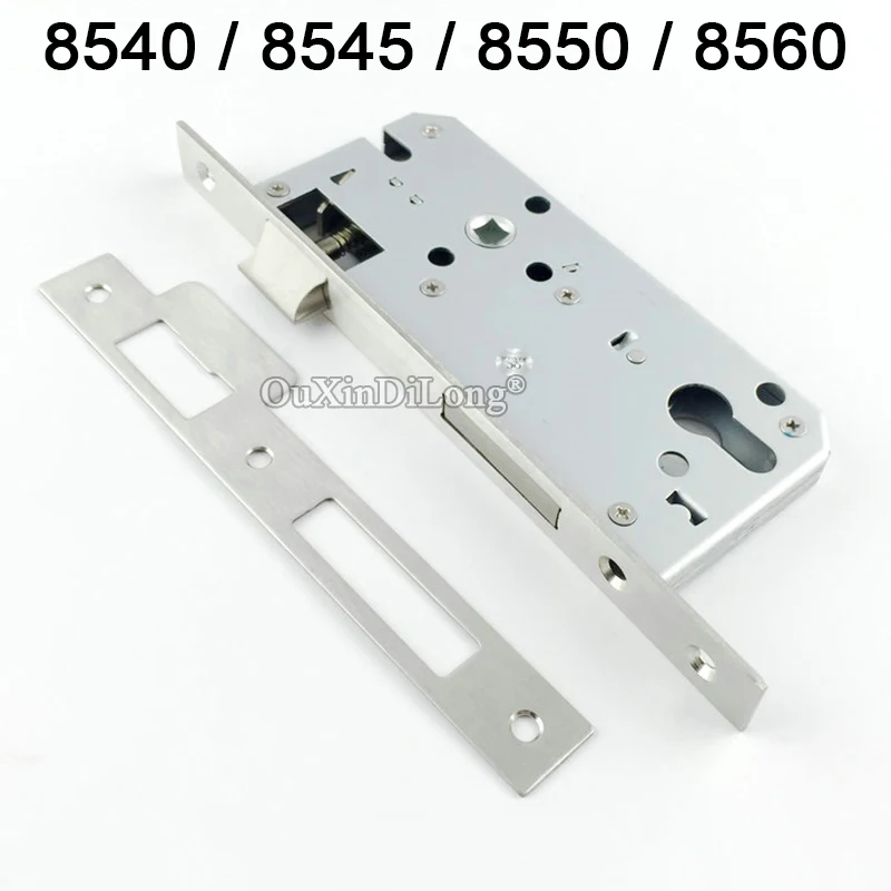 

European Mortise Door Lock body Fire-proof Door Lockbody 8540 8545 8550 8560 Split Door Lock Repair Parts Powder Finished