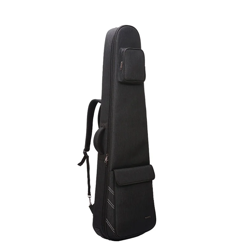 Electric Guitar Case Bass Bag 28 mm Thicken Waterproof Soft Detail Gary Black Blue Red Carrying Cover Gig Backpack Accessories