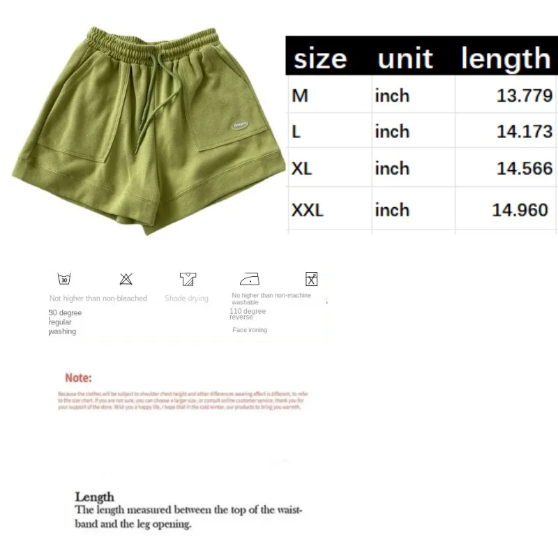 Summer High Waisted Casual Sports Shorts Women\'s New Loose Wide Leg Pants Fashionable Outdoor Drawstring Straight Leg Pants