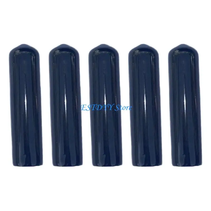 G6DE 5Pcs Cue Head Protector Pool Cue Tip Cover Snooker Tip Caps Light weight Protective Caps for Billiard Club Enduring