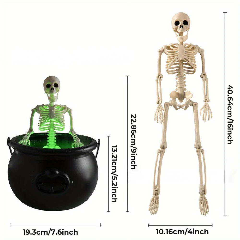 Halloween Black Wizard Bowl Magic Float Bottle and Diffuser Indoor Home Bar Magic Party Horror Ghost Props Halloween Decoration