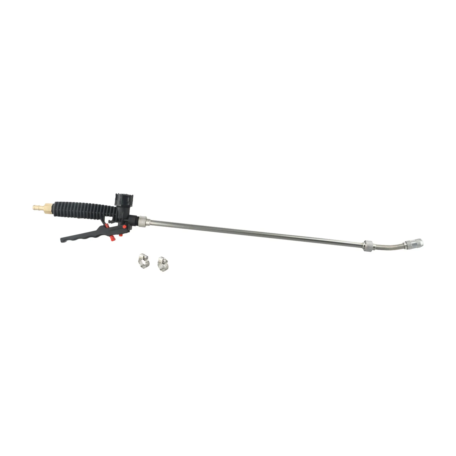 

Adjustable Nozzle Wand High Pressure Sprayer Wand For Spraying Tasks Rubber Handle Continuous Work Fine Mist To Straight Stream