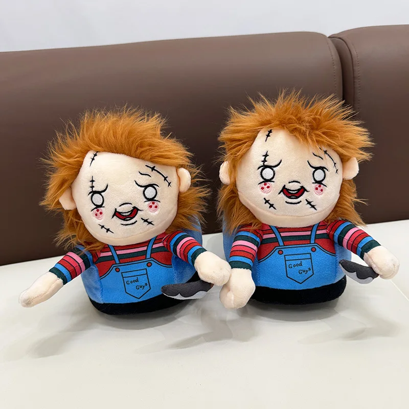 5pcs Chucky Plush Slippers Horror Michael Myers Fluffy Slipper Black Lord Devil Rabbit House Shoes Hallowee Soft Funny Slipper