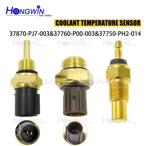 Nuevo 37760-P00-003 37870-PJ7-003 37750-PH2-014 Sensor de temperatura del refrigerante para Honda Civic 1996-2000