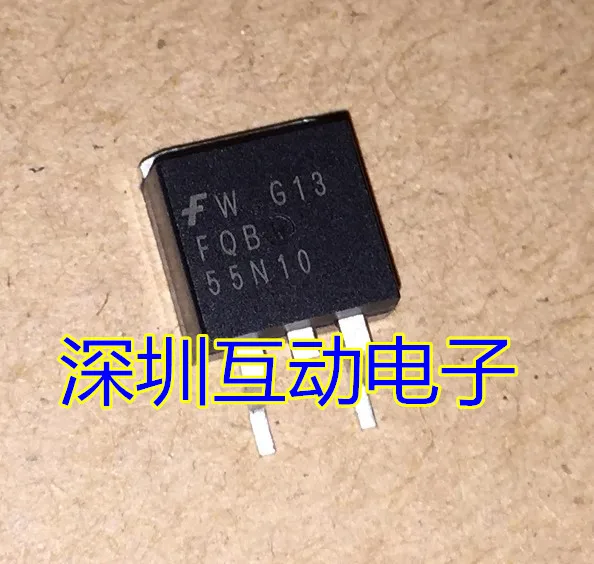 Free shipping   FQB55N10 SOT-263      10PCS