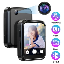 2 inch IPS Full Touch HD Color Screen Bluetooth 5.4 MP3 MP4 Player Support Photo Radio Alarm Video e-book Support 128GB Storage