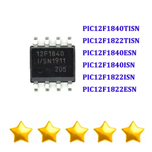 

10PCS PIC12F1840TISN PIC12F1822TISN PIC12F1840ESN PIC12F1840ISN PIC12F1822ISN PIC12F1822ESN