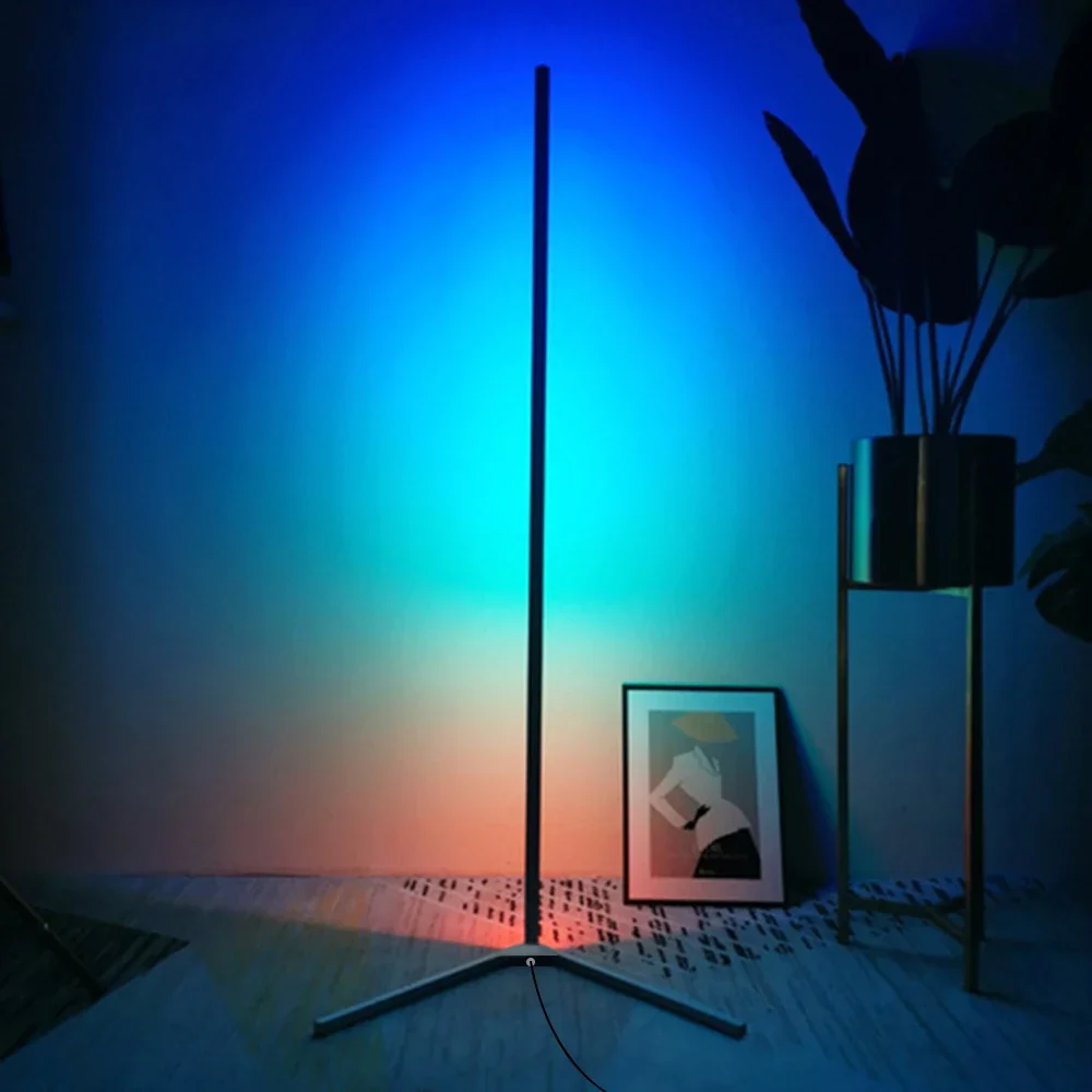 

140CM Smart RGB Dream Color Floor Lamp Music Sync Modern 16 Million Color Changing Standing USB Mood Lights with Remote Control