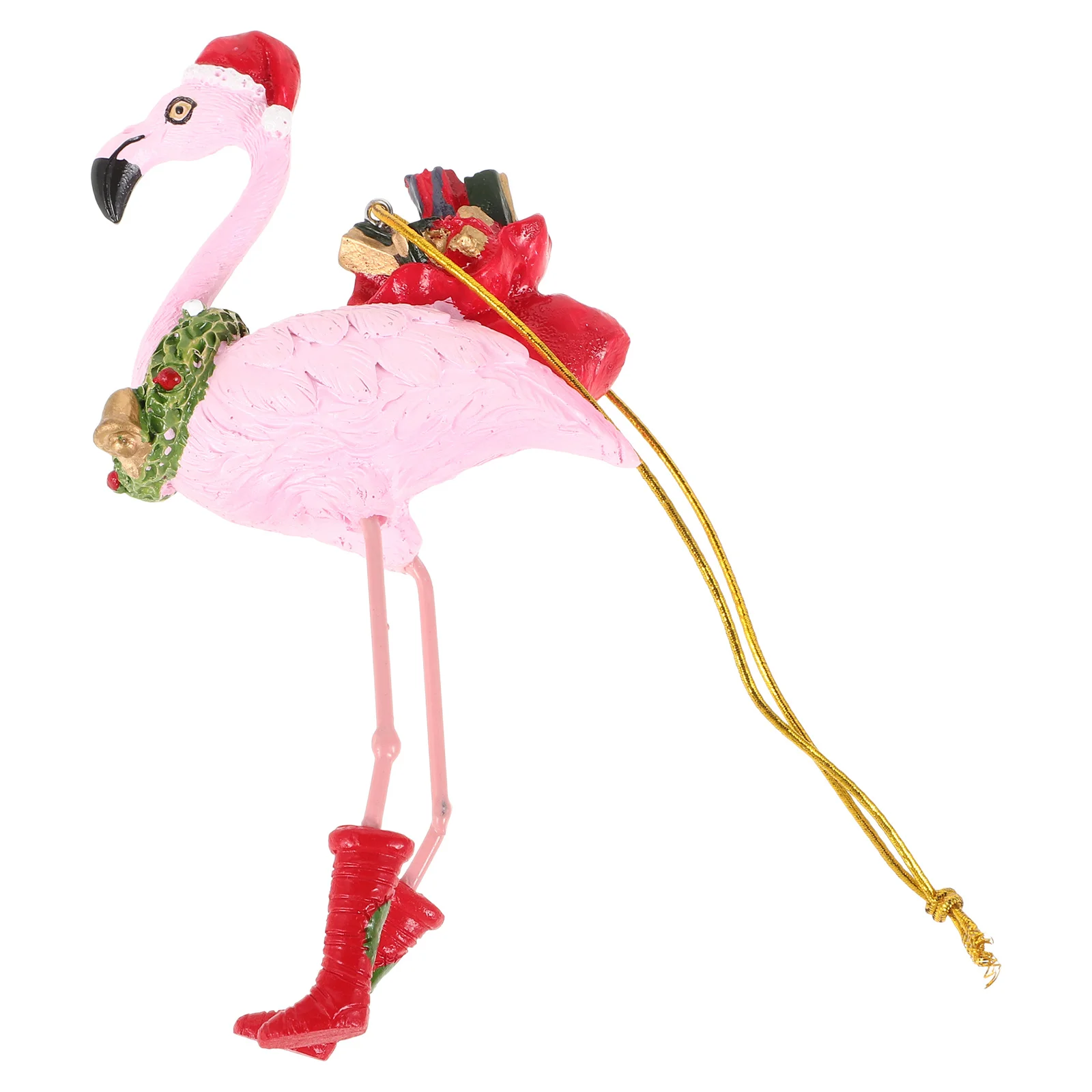 

Christmas Flamingo Ornaments Whimsical Tropical Tree Decor Hanging Pendant For Holiday Home Bedroom Beach Theme Party