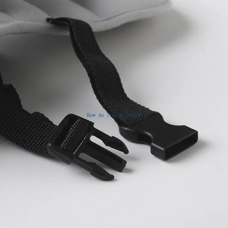 19QF Balita Fiksasi Kepala Carseat Untuk Journey Safe Breathable Catton Fabric Mudah Menginstal Perjalanan Kepala Support