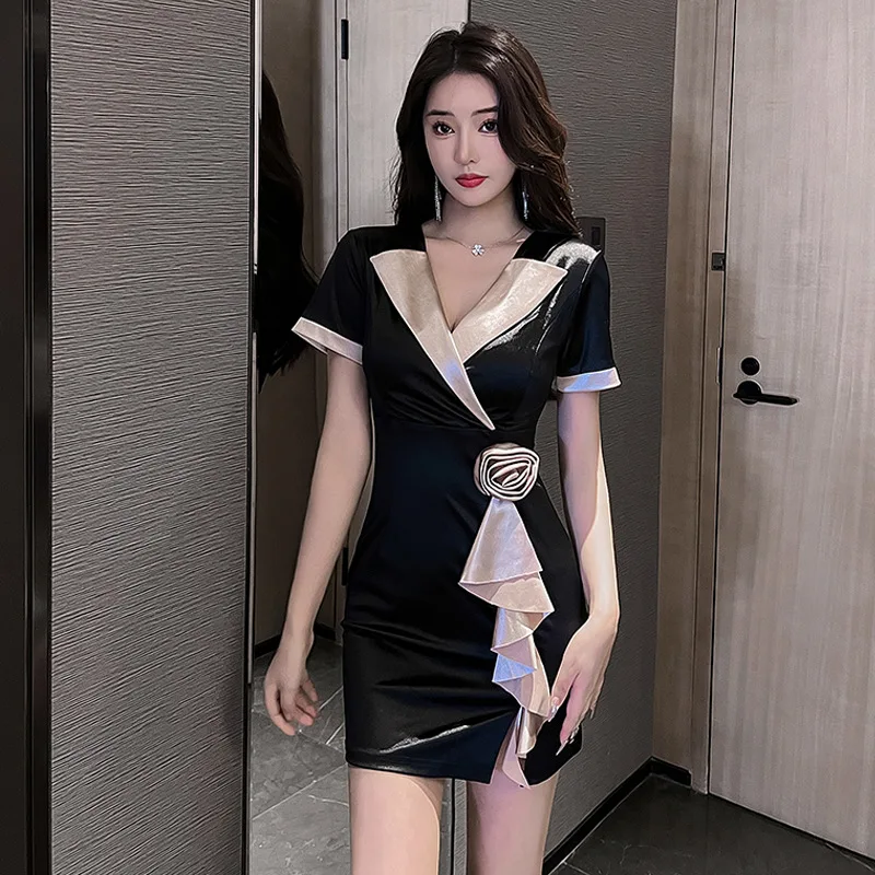 Woman Work Clothes Suit Hotel Waiter Beauty Salon Spa Massage Nail Cafe Sexy Foot Bath Sauna Technician Overall Skirt Uniform